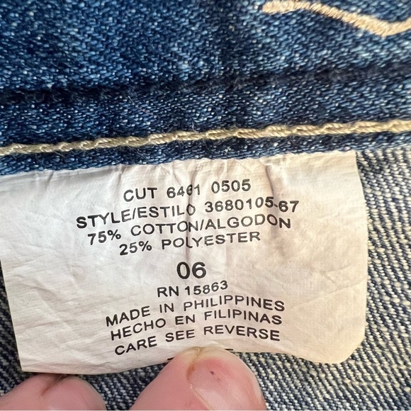 Zena VTG Y2K 90s Western Boho Denim Cowboy Shorts - Picture 5 of 7